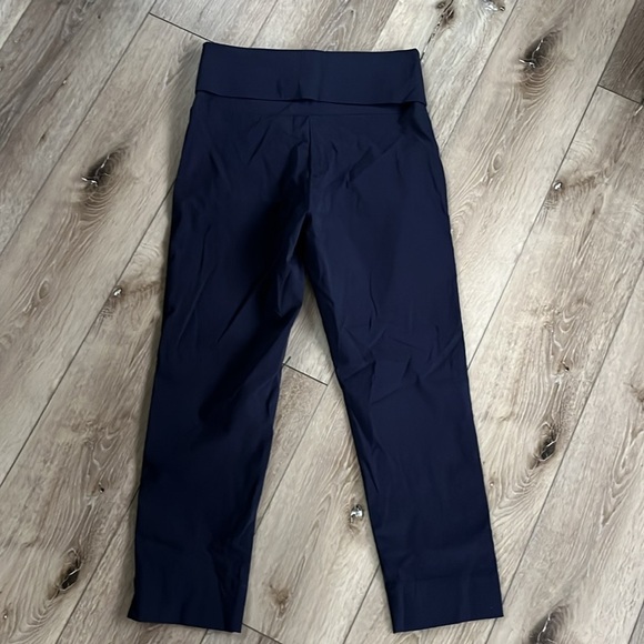 Bitte Kai Rand Navy Blue Fold Over Waist Magic Pant Trouser - Picture 8 of 12